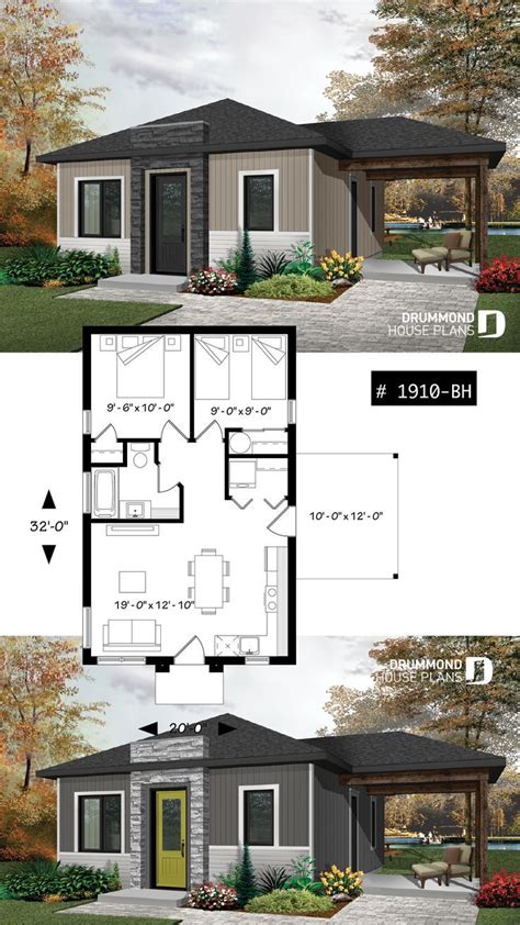 2 Bedroom House Open Floor Plan Floorplansclick