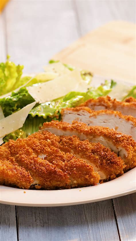 Crouton Crusted Chicken And Caesar Salad Artofit