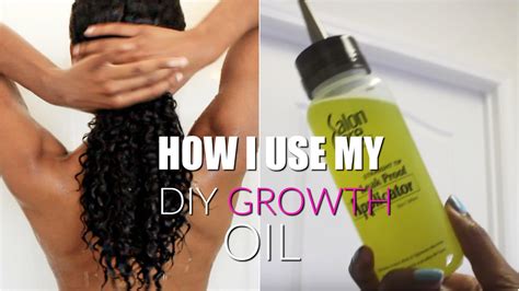 Treat frizzy hair and promote hair growth with one oil treatment. How I use my DIY GROWTH OIL On My Natural Hair (ALL HAIR ...