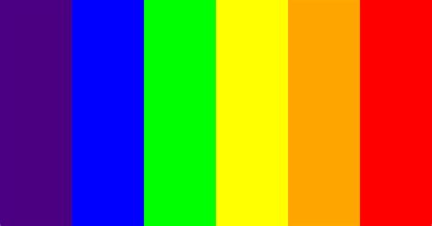 Original Rainbow Color Scheme Blue