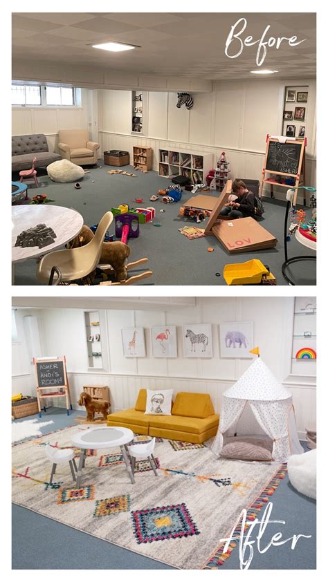 Basement Playroom Makeover On A Budget The New York Stylist