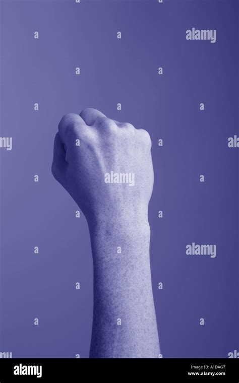 Hand In A Fist Shape Stock Photo Alamy