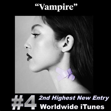 World Music Awards On Twitter Oliviarodrigo S Vampire Lands At 4 On The