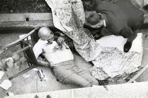 Mafia Boss Carmine Galante Body After He Was Shot To Death In The Patio