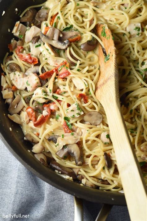 Substitutions for this tuscan chicken pasta recipe. One-Pot Creamy Tuscan Chicken Pasta - Belly Full