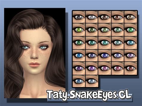 The Sims Resource Ts4 Tatysnakeeyescl