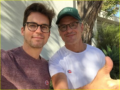 Matt Bomer And Husband Simon Halls Share Cute I Voted Selfie Photo