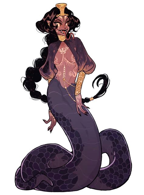 Juanmao On Twitter Fantasy Character Design Snake Girl Concept Art