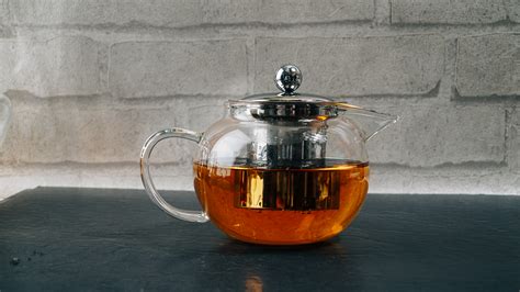 PB84 กาน้ำชา แก้วใส ทนความร้อน - jibcha