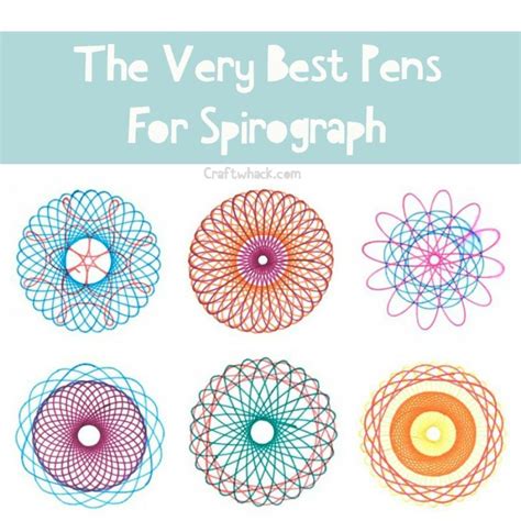 These Are Such Great Pens For Spirograph Spirograph Spirograph Art