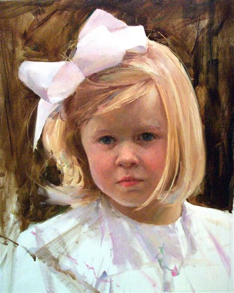 Childrens Oil Portraits Paintings Art Gallery Originals