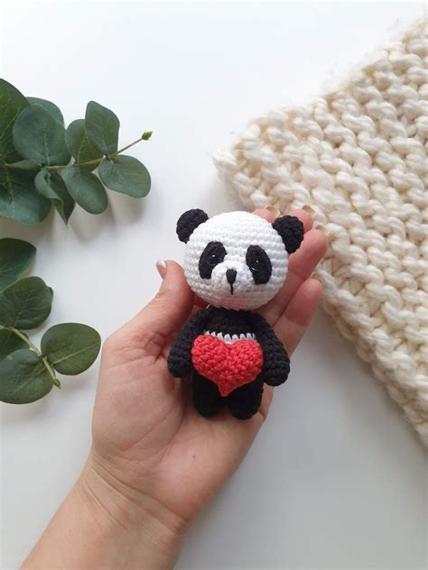 otter crochet otter mini otter toy pocket otter sea otter etsy crochet panda tiny panda