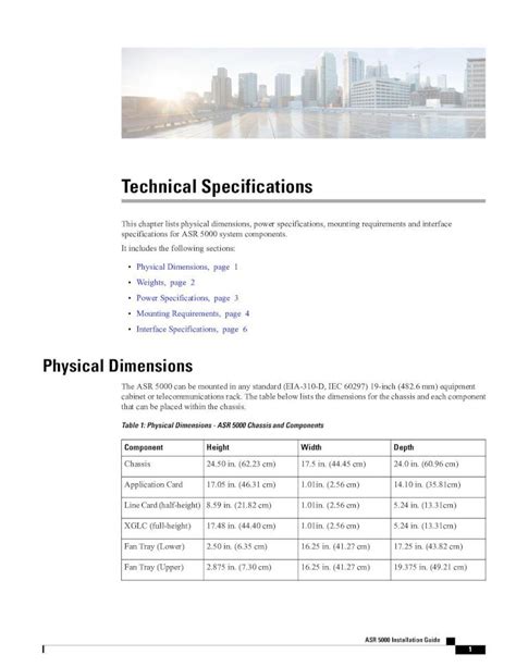 Pdf Technical Specifications Cisco Technical Specifications Fast