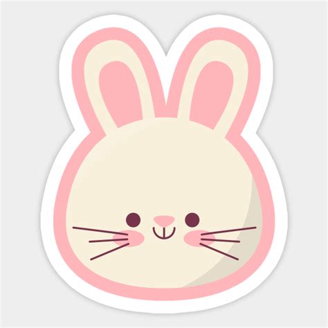 Cute Bunny Sticker Ubicaciondepersonascdmxgobmx