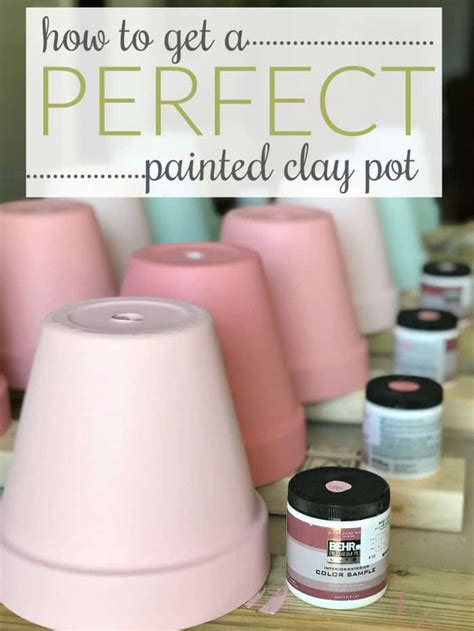How To Paint Terra Cotta Pots At Home With The Barkers