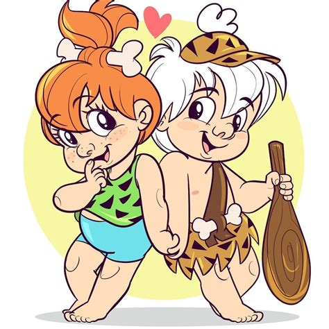 Pin By John Cline On Cartoon Character Design Pebbles And Bam Bam