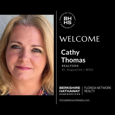 Berkshire Hathaway Homeservices Florida Network Realty Welcomes Cathy Thomson Berkshire
