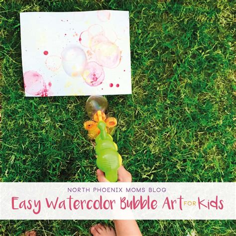 Easy Watercolor Bubble Art For Kids Fun And Simple