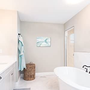 Amazon Com Sumgar Mermaid Wall Art Bathroom Blue Ocean Pictures