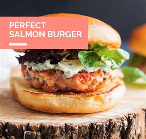 Perfect Salmon Burger With Lemon Yogurt Sauce Recipes