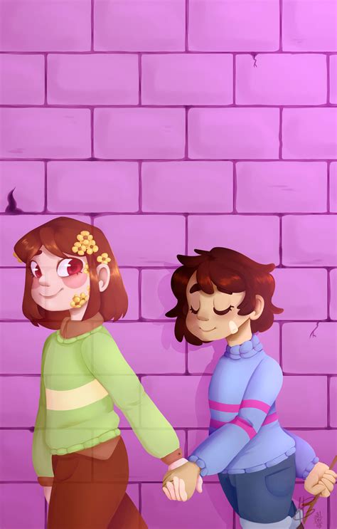Undertale Frisk And Chara By Solareflares On Deviantart
