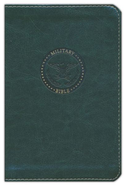 Military Compact Bible Green Leathertouch For Soldiers Csb Celebrate