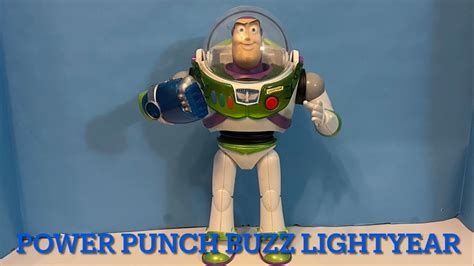 Review Mattel Power Punch Buzz Lightyear 12 Action Figure Youtube