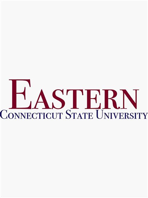 Eastern Connecticut State University Sticker For Sale By Estl Redbubble