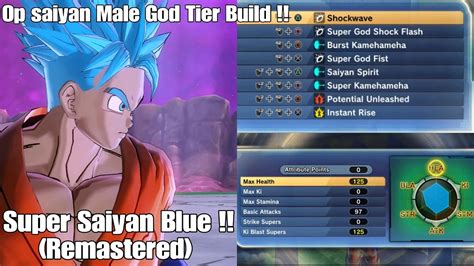 Dragon Ball Xenoverse 2 Gameplay Op Saiyan Male God Tier Build Ki