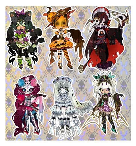 Closed Hallows Eve Adoptable Auction By Lolisoup On Deviantart