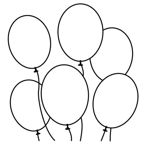 Free Balloon Clipart Black And White Download Free Balloon Clipart