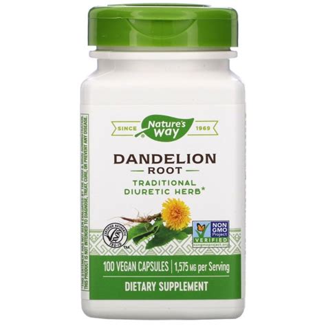 Dandelion Root 100 Capsules By Natures Way
