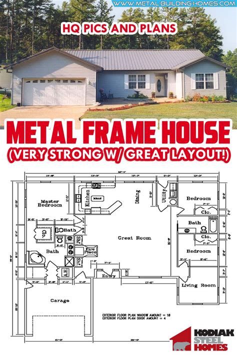 Very Strong Metal Frame House W Great Layout Hq Plan And Pictures