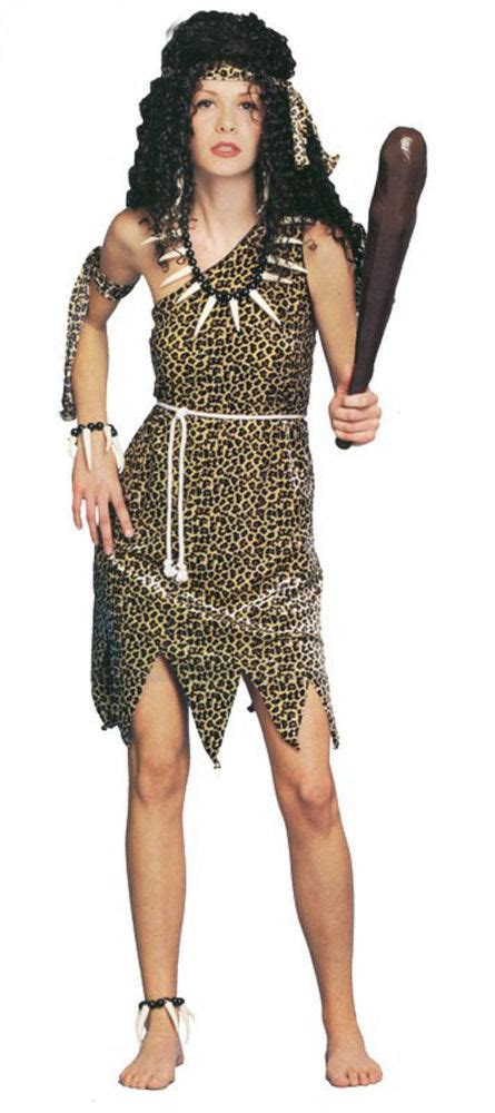 cavewoman stoneage ladies jungle cave girl fancy dress costume ebay