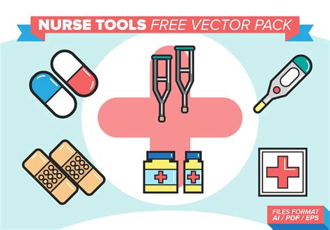 Nurse Tools Free Vector Pack Download Free Vector Art Stock Graphics