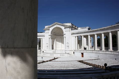 Looking Through The Southwest Colonnade At The Apse Memorial