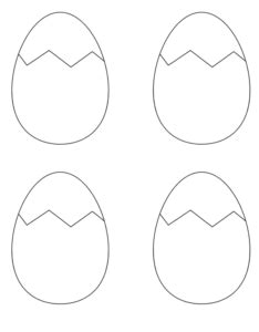 For older children, you could cut the eggs into quarters. 25+ Free Printable Easter Egg Templates & Easter Egg Coloring Pages - The Artisan Life