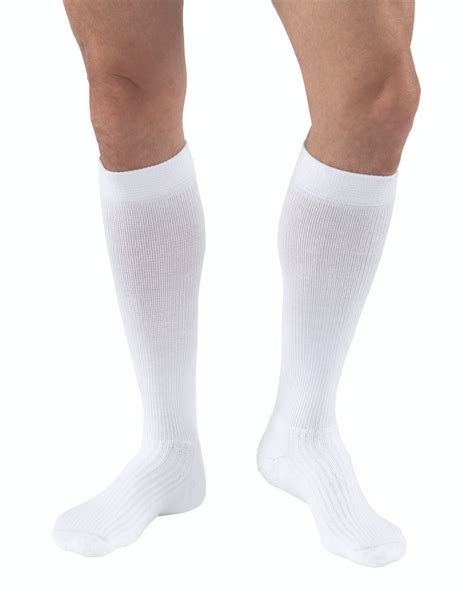 jobst for men moderate support closed toe knee highs 15 20 mmhg —