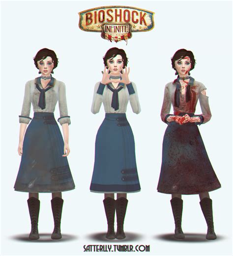 Satterlly Bioshock Infinite Elizabeth Outfit Emily Cc Finds