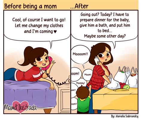 [trending] cute comics about being a mom drawn by argentinian illustrator the viral sharer