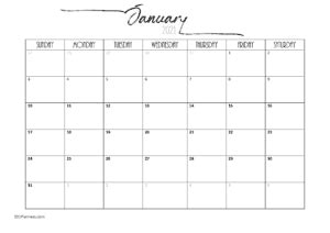 Printable calendar 2021 of all months can be found on this website. Free Printable January 2021 Calendar | Customize Online