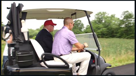 That Time We Chased Donald Trump In A Golf Cart Cnn Video