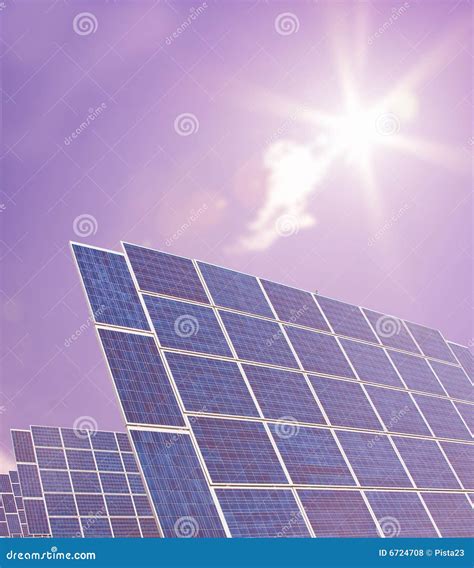 Solar Panel Stock Photo Image Of Source Science Business 6724708