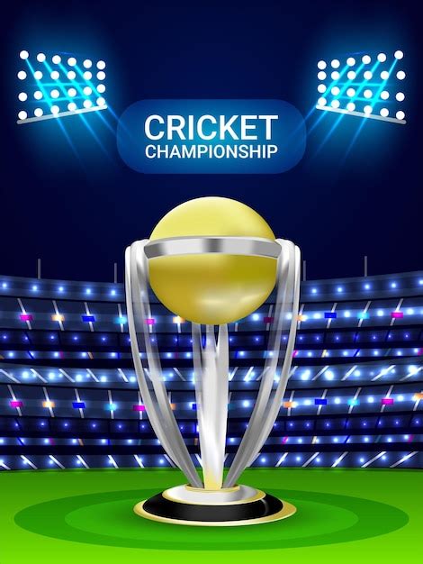 Premium Vector Cricket Championship Tournament Match Background