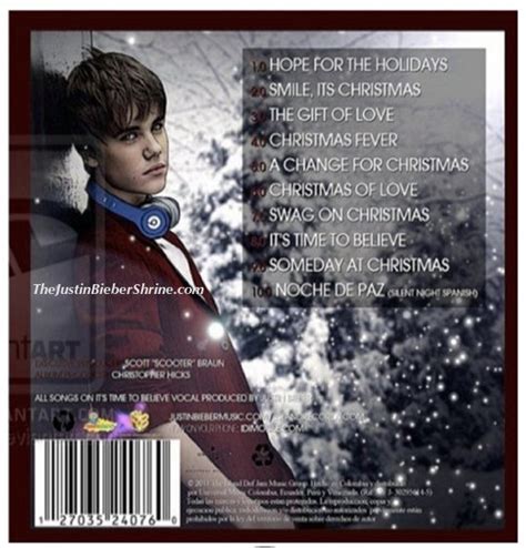 Justin Bieber Christmas Album Tracklist
