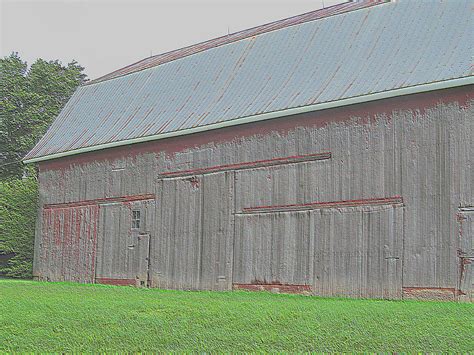Painted Very Old Barn Photograph By Tina M Wenger