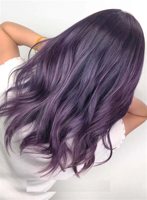 Modern Looking Purple Hair Color Ideas And Trends For 2019