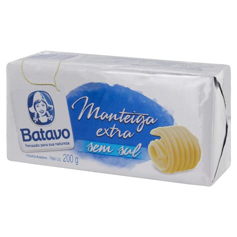 Manteiga Batavo Extra Sem Sal 200g
