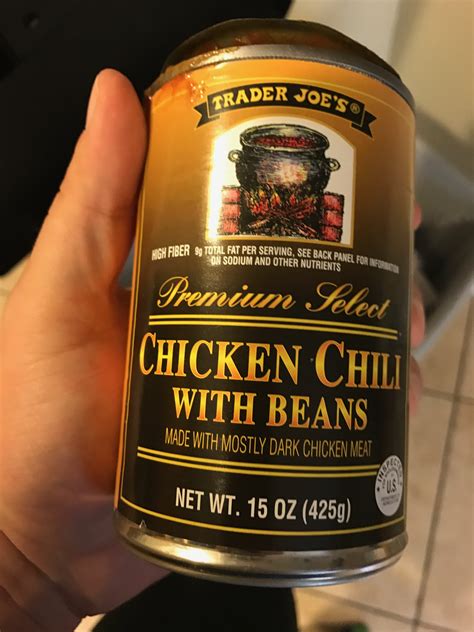 Canned Chili Challenge 9 Trader Joe S Chicken Chili W Beans Sarasota Wings News And Reviews