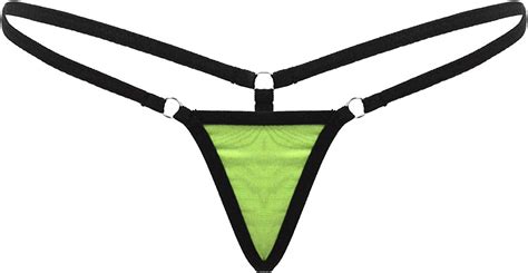 Iiniim Mini Tanga T Back Para Mujer Sexy Micro Bikini Briefs Tangas De Hilo Braguitas G String